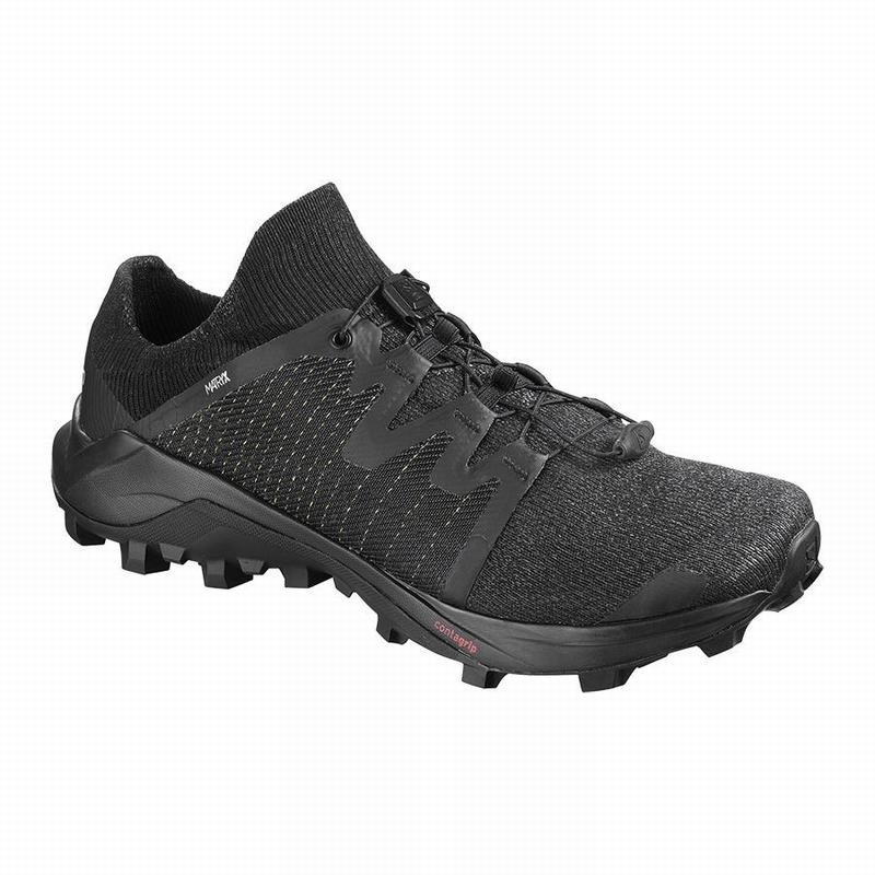 Salomon Singapore Mens Trail Running Shoes - CROSS /PRO Black | 03275-GWPT